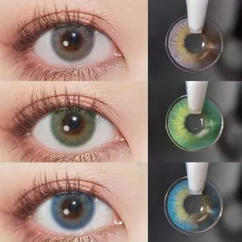 Цветные контактные линзы JeweLens 2шт Luna Series