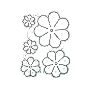Цветы Металлические Штампы Трафарет DIY Скрапбукинг Альбом Бумага Карточка Шаблон Форма