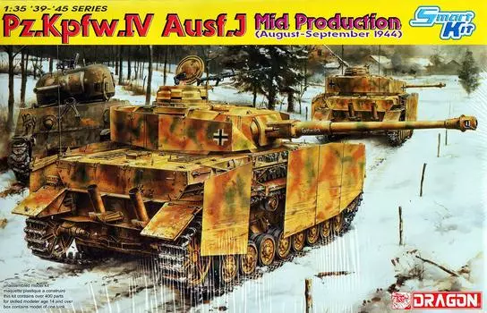 Cyber Hobby Немецкая армия Panzer IV J Type CH6556 1/35 WW.II Промежуточный
