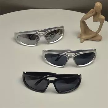 Cyberpunk Futuristic Sunglasses Men S Y2K Hottie Super Cool Street Shot Sunscreen Myopia Sunglasses Women