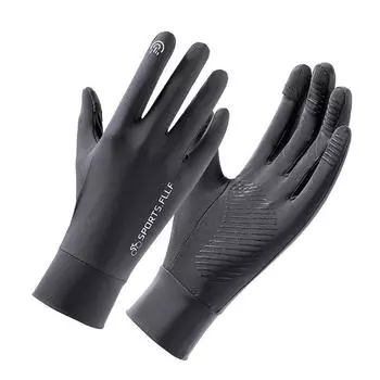 Cycling and Driving Sun Protection Gloves for Men In Summer Outdoor Mountain Climbing Hiking Fishing Non Slip Flip Touch Screen Gloves one size