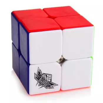 Cyclone Boys Feichang 2x2x2 2-слойный куб-головоломка, игрушка-головоломка, волшебный куб 2x2x2, профессиональный скоростной куб розовый
