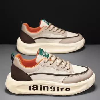 CYYTL Mens Sneakers Casual Shoes Sports Fashion Skateboard Leather Outdoor Designer Luxury Platform Running Tennis Work Loafers 39