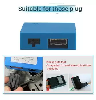 D2B Digital Data Bus Fiber Car Radio Optic Decoder Amplifier For Mercedes Benz ML GL R E CLS SLK Class