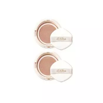 d Alba Serum Glow Fixing Cover Cushion Нет. 21 Запасной блок x 2, Нет. 23, 2