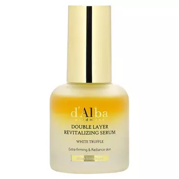 d Alba, White Truffle Double Layer Revitalizing Serum, 1.01 fl oz (30 ml)