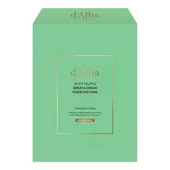 D Alba White Truffle Serum Cream MoDeling Mask 66 г 4 шт. [успокаивающая охлаждающая] Вкл.