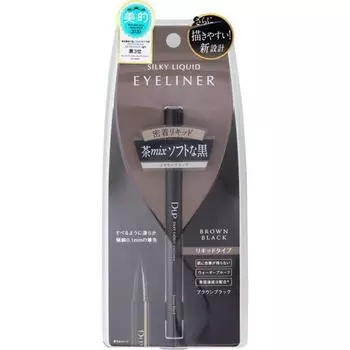 D Up Silky liquiD Eyeliner Wp Brown Black 1 Pack