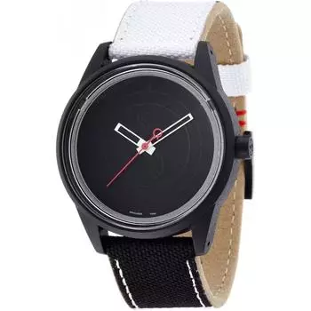 Да Часы CITIZEN QQ Smile Solor Solar Watch RP00J009 Черный Двухцветный Холст Параллельный Импортный