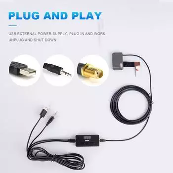DAB DAB+ антенна с USB-адаптером европейский автомобильный радиоприемник Android GPS стерео приемник плеер для универсального головного устройства сигнала