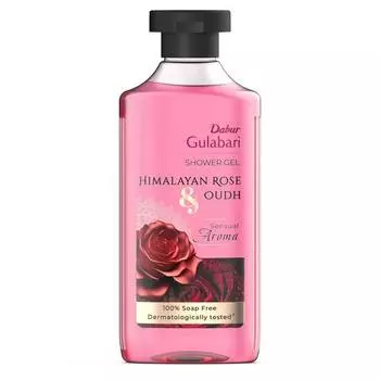 Dabur Гель для душа Gulabari - Гималайская роза и уд - 250 мл | Чувственный аромат | Роскошный гель для душа | Сияние розы | Без парабенов и силиконов