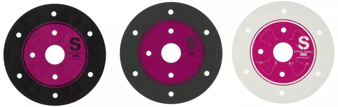 Daiichi Seiko Gimmick Spool Sheet ECO Value Pack S Fishing Black