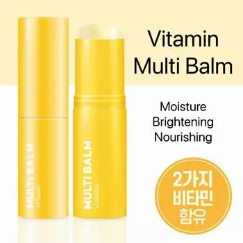 Daiso LabFactory Витаминный MULTI БАЛЬЗАМ 9 г / Увлажняющий крем для лица | Универсальное увлажняющее средство 9 g