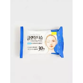 Очищающие салфетки Daiso Sparkling Water 30 листов