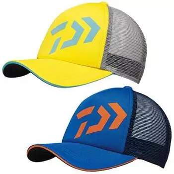 DAIWA Basic Mesh Cap Blue x Orange Kids DC-6221