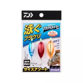 DAIWA Burakuri Comfortable Wharf Rig Burakuri Swimmer SS Size Assorted Keimura 6-10g [Product]