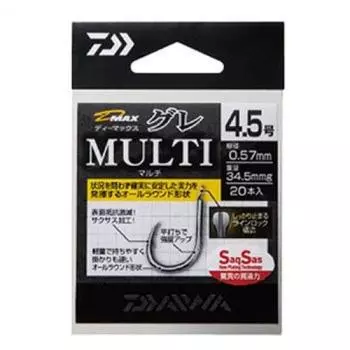 Daiwa D-MAX Серый SS Мульти 4.5 906883
