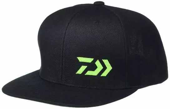 Daiwa D-Vec Flat Bill Cap DVEC-Flat Fishing Wear Men s Headwear Black One Size