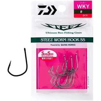 Daiwa Daiwa Bath Worm Hook Tee S STeez Worm Hook SS variouS 1 .5 Wky Wacky