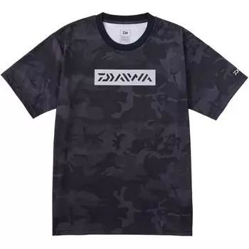 [Daiwa] DE 8324 Футболка Clean Ocean от S до 3XL, различные модели 2024 года, черный камуфляж, L