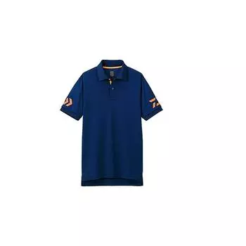 DAIWA Fishing Shirt Рубашка-поло с короткими рукавами Темно-синий x Cherry Tomato L DE 7906
