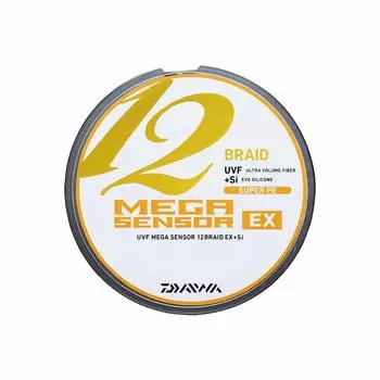 DAIWA PE Line UVF Mega Sensor 12 Blade EX+Si Нет. 6 300м 5 цветов (С цветовой маркировкой)