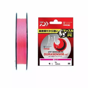 DAIWA PE Line UVF Moonlight Dura Sensor Si2 200м Sakura Pink + Нет. 0.6 вишневый розовый