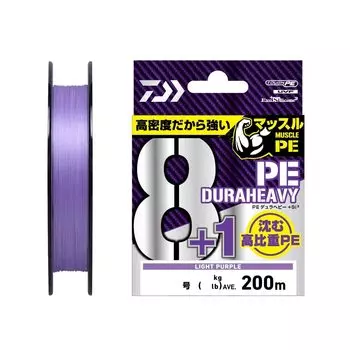 Daiwa PE Line UVF PE Dura Heavy X8+1+Si2 Светло-фиолетовый 0.6-200