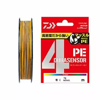 Daiwa PE Line UVF PE Dura Sensor X4 + Si2, No. 0.8, 328.1 yd (300 m), Multicolor