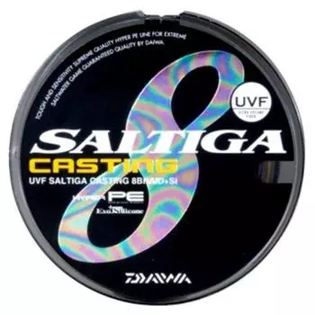 Daiwa Леска PE UVF Saltiga Casting 8 Braid Si 300m Multi Color + No. 8,0