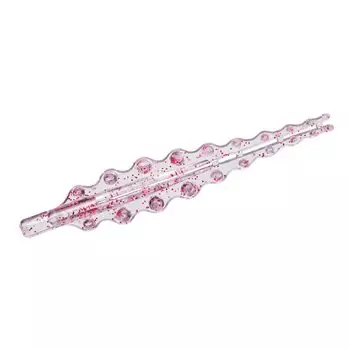 DAIWA Red Fang Flare Leaf Red Dot Glow 2 inches 6 pieces
