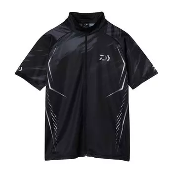 Daiwa Рубашка с коротким рукавом Dry, черная, размер L DE-7624