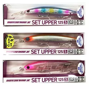 DAIWA Sea BassBlue Fish Lure 21 Shoreline Shiner Z Set Upper 125SDR Blue Fish SP BB Peach Candy