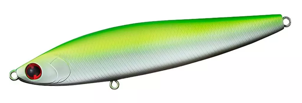 DAIWA Seabass Lure More Than Switch Hitter 105S матовый лаймовый жемчужно-черный