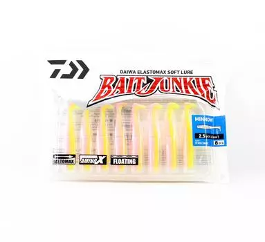 Мягкая приманка Daiwa Junkie Minnow 2,5 дюйма 8 штук в упаковке Напряжение (2781)