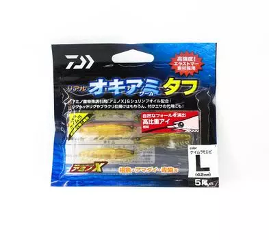 Daiwa Soft Lure Kaiteki Real Okiami L 42 мм 5 шт. в упаковке Keimura Moebi (6436)