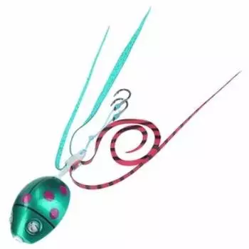 DAIWA Tairaba Beniga Bay Rubber Free Nakai Ladybug 80g Dot Green Lure