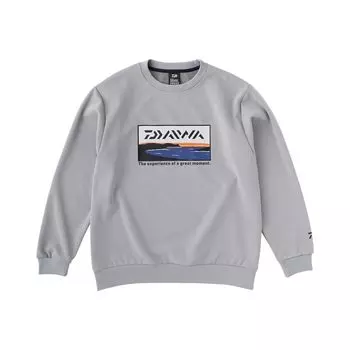 DAIWA Tough Sweat Pullover DE-8723 мужской серый рыболовный