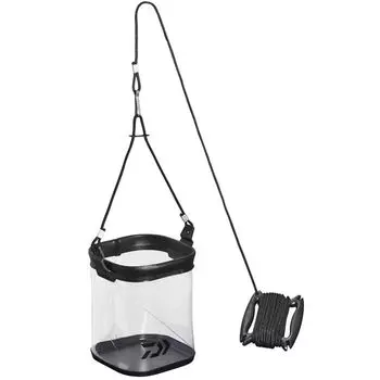 Daiwa Water Bucket Clear Black S17(K)