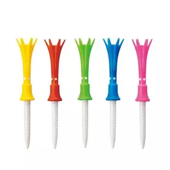 DAIYA GOLF Golf Tee Tomahawk Tee Tee Up Height B Type Semi-Long (5 Pieces) 35~45mm TE-509B (Cup Color)
