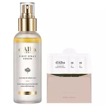 Dalba White Truffle First Spray Serum 100 мл + слабокислотный гель 9 мл, 1 набор