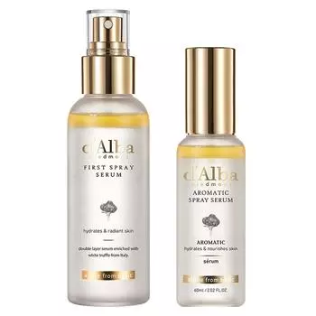 Dalba White Truffle First Spray Serum 100 мл + Ароматическая сыворотка-спрей 60 мл, набор, 1 набор