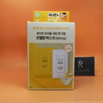 Dalba White Truffle Serum & Cream Modeling Mask 66 г 4 шт. в упаковке (Питание/Увлажнение) (+ План раздачи мисок для смешивания)
