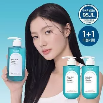 Daleaf Apple Mint Cooling Shampoo Double Plan (500ml+500ml) 500ml1+1 plan