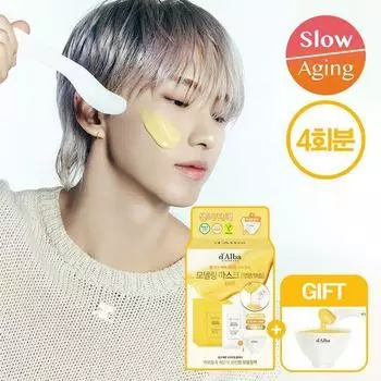 Dalva Serum & Cream Modeling Mask 66 г*4 порции [Питание/Увлажнение] (+ План раздачи мисок для смешивания)