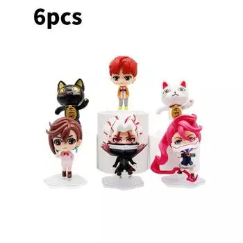 Dan Da Dan Action Figure Cartoon Model Toy Decoration Children Ornament Gifts