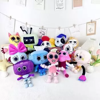 Dandy s World Плюшевые куклы Roblox Scraps Poppy Soft Plushie Мягкие игрушки Рождественские подарки для фанатов Мальчики и девочки A-34CM