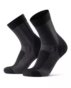 DANISH ENDURANCE Merino Wool Hiking Lightweight Short Pack of Sizes cm cm Socks, Crew, 1, Black, 25.0 - 28.0