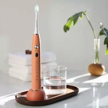 Danmi Clean Care Портативная электрическая зубная щетка Sonic DA-CL200 (Выберите 1 из 2 типов) (Коралловый/Темно-зеленый) Coral 32,800 won