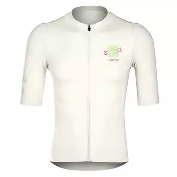 Darevie Short Sleeve Cycling Pasta Ride Loose with High DVJ251 Jersey, Summer, Eat Fasta Design, Fit, Unisex, Pockets, Thin, Elasticity,